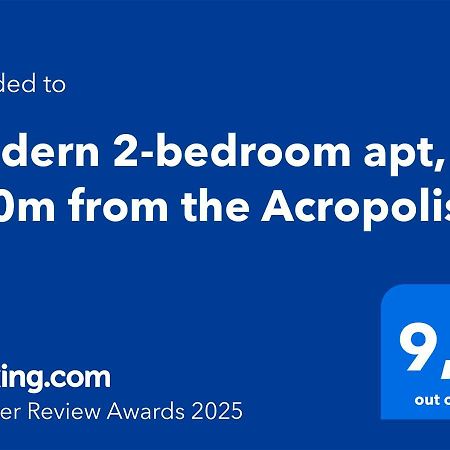 Modern 2-Bedroom Apt, 200M From The Acropolis Athene Buitenkant foto